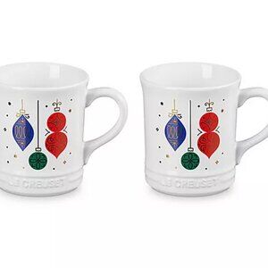 Le Creuset Noel Ornament Set of Four Mugs
